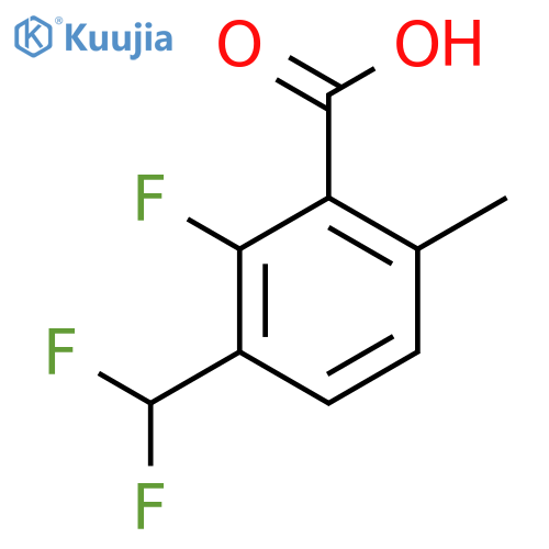 3-(Difluoromethyl)-2-fluoro-6-methylbenzoic acid structure