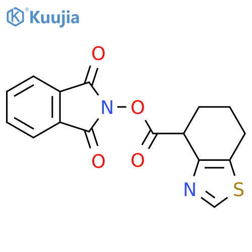 1,3-dioxo-2,3-dihydro-1H-isoindol-2-yl 4,5,6,7-tetrahydro-1,3-benzothiazole-4-carboxylate structure