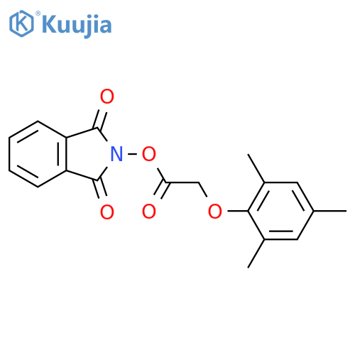 1,3-dioxo-2,3-dihydro-1H-isoindol-2-yl 2-(2,4,6-trimethylphenoxy)acetate structure