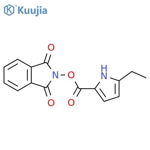 1,3-dioxo-2,3-dihydro-1H-isoindol-2-yl 5-ethyl-1H-pyrrole-2-carboxylate structure