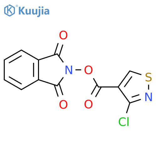 1,3-dioxo-2,3-dihydro-1H-isoindol-2-yl 3-chloro-1,2-thiazole-4-carboxylate structure