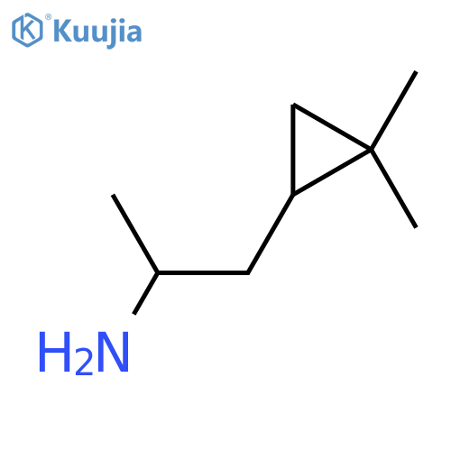 1-(2,2-Dimethylcyclopropyl)propan-2-amine structure