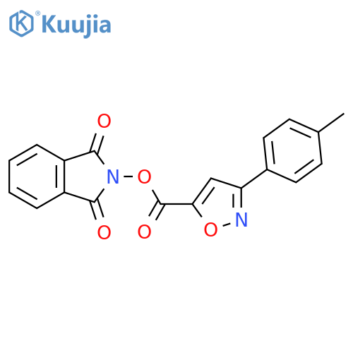 1,3-dioxo-2,3-dihydro-1H-isoindol-2-yl 3-(4-methylphenyl)-1,2-oxazole-5-carboxylate structure