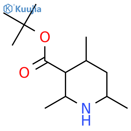 Tert-butyl 2,4,6-trimethylpiperidine-3-carboxylate structure