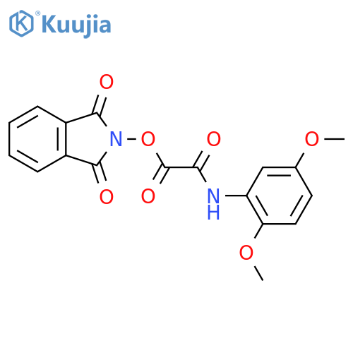 1,3-dioxo-2,3-dihydro-1H-isoindol-2-yl [(2,5-dimethoxyphenyl)carbamoyl]formate structure
