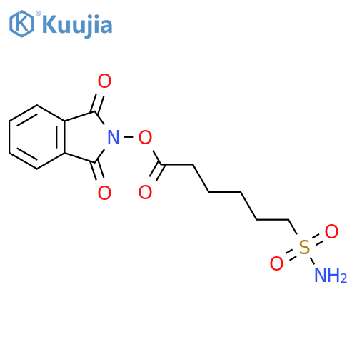 1,3-dioxo-2,3-dihydro-1H-isoindol-2-yl 6-sulfamoylhexanoate structure