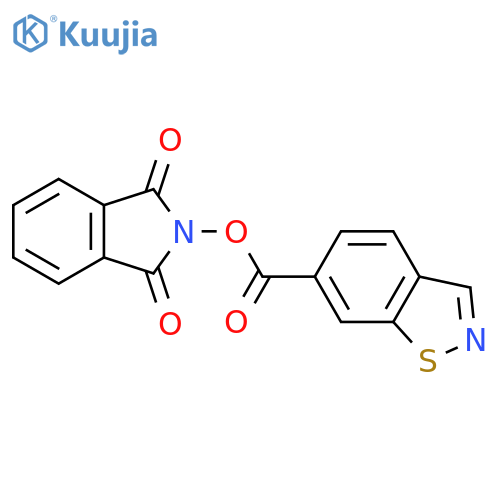 1,3-dioxo-2,3-dihydro-1H-isoindol-2-yl 1,2-benzothiazole-6-carboxylate structure
