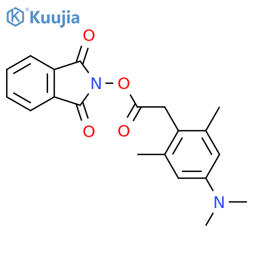 1,3-dioxo-2,3-dihydro-1H-isoindol-2-yl 2-[4-(dimethylamino)-2,6-dimethylphenyl]acetate structure