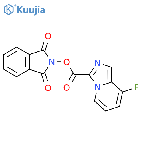 1,3-dioxo-2,3-dihydro-1H-isoindol-2-yl 8-fluoroimidazo[1,5-a]pyridine-3-carboxylate structure