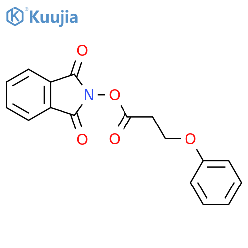 1,3-Dioxoisoindolin-2-yl 3-phenoxypropanoate structure