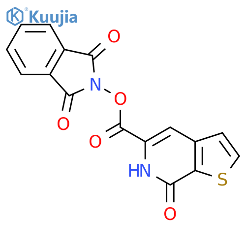 1,3-dioxo-2,3-dihydro-1H-isoindol-2-yl 7-oxo-6H,7H-thieno[2,3-c]pyridine-5-carboxylate structure