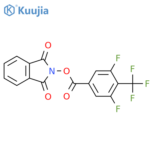 1,3-dioxo-2,3-dihydro-1H-isoindol-2-yl 3,5-difluoro-4-(trifluoromethyl)benzoate structure