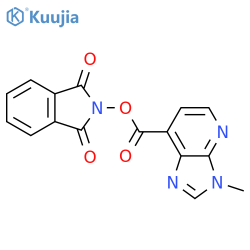 1,3-dioxo-2,3-dihydro-1H-isoindol-2-yl 3-methyl-3H-imidazo[4,5-b]pyridine-7-carboxylate structure