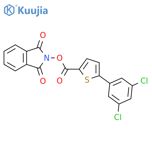 1,3-dioxo-2,3-dihydro-1H-isoindol-2-yl 5-(3,5-dichlorophenyl)thiophene-2-carboxylate structure