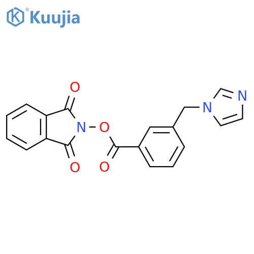 1,3-dioxo-2,3-dihydro-1H-isoindol-2-yl 3-[(1H-imidazol-1-yl)methyl]benzoate structure