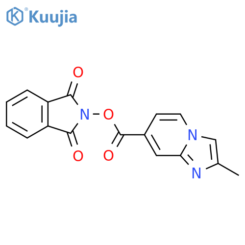 1,3-dioxo-2,3-dihydro-1H-isoindol-2-yl 2-methylimidazo[1,2-a]pyridine-7-carboxylate structure
