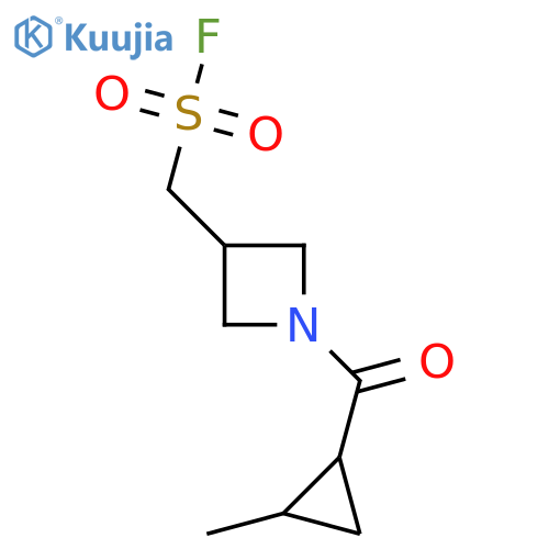 1-(2-methylcyclopropanecarbonyl)azetidin-3-ylmethanesulfonyl fluoride structure
