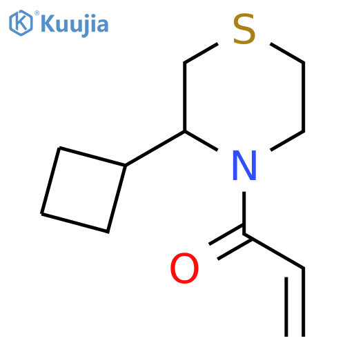 1-(3-Cyclobutylthiomorpholin-4-yl)prop-2-en-1-one structure