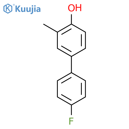 4-(4-Fluorophenyl)-2-methylphenol structure