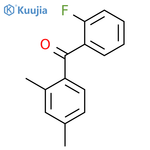 METHANONE, (2,4-DIMETHYLPHENYL)(2-FLUOROPHENYL)- structure