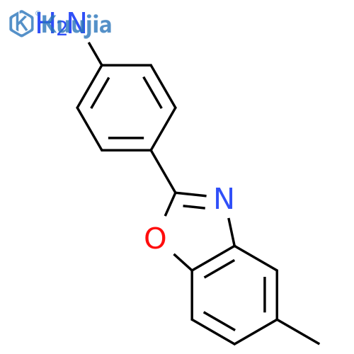 4-(5-methyl-1,3-benzoxazol-2-yl)aniline structure
