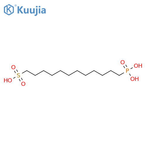 12-Phosphono-1-dodecanesulfonic acid structure