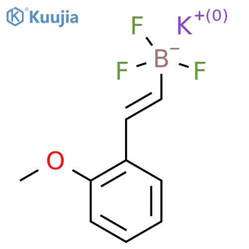 Potassium (E)-trifluoro(2-methoxystyryl)borate structure