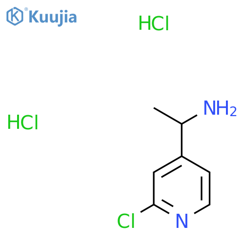 1-(2-Chloropyridin-4-yl)ethan-1-amine dihydrochloride structure