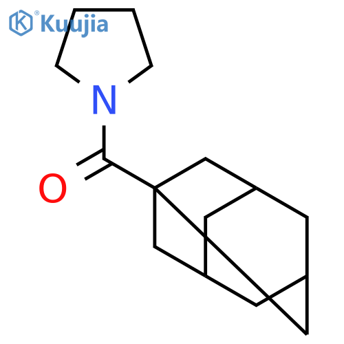 1-(adamantane-1-carbonyl)pyrrolidine structure