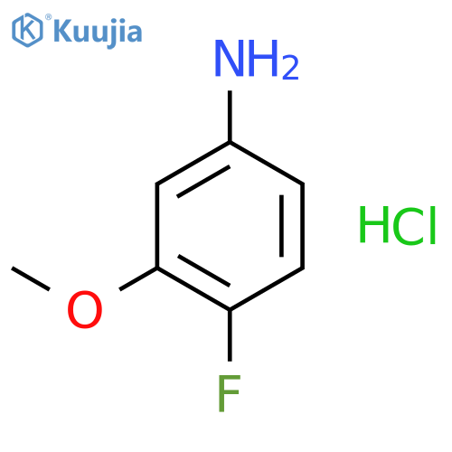 4-Fluoro-3-methoxyaniline hydrochloride structure