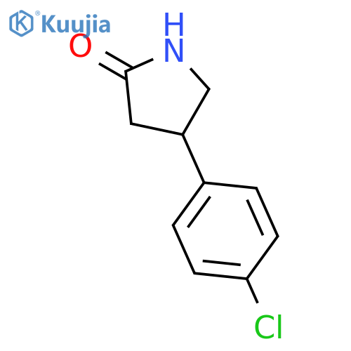 4-(4-chlorophenyl)pyrrolidin-2-one structure