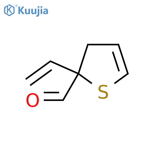 2-Thiophenecarboxaldehyde,2-ethenyl-2,3-dihydro- structure