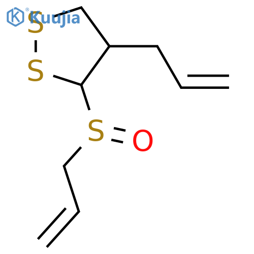 4-(2-Propenyl)-3-(2-propenylthio)-1,2-dithiolane; (3R*,4R*)-form, 1'-S-Oxide structure