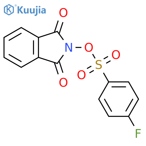 1,3-dioxo-2,3-dihydro-1H-isoindol-2-yl 4-fluorobenzene-1-sulfonate structure