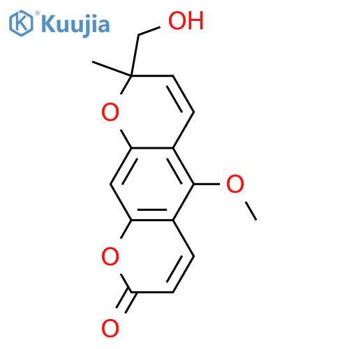 Xanthoxyletin; 1'-Hydroxy(8S-) structure