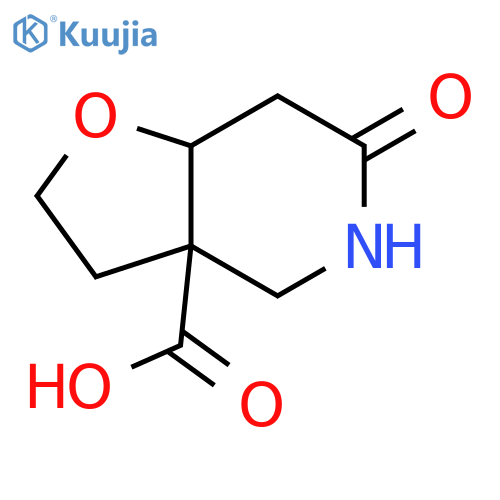 6-Oxo-octahydrofuro[3,2-c]pyridine-3a-carboxylic acid structure