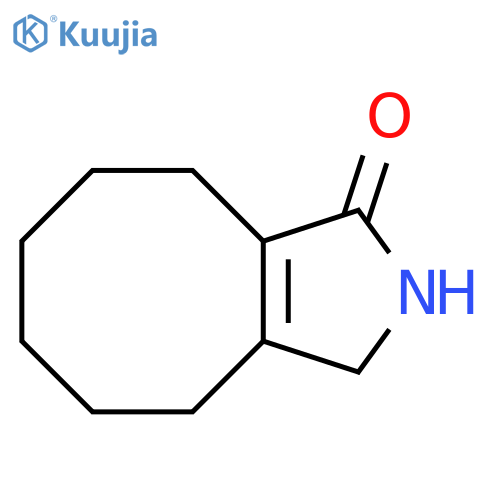 2,3,4,5,6,7,8,9-Octahydro-1H-cycloocta[c]pyrrol-1-one structure