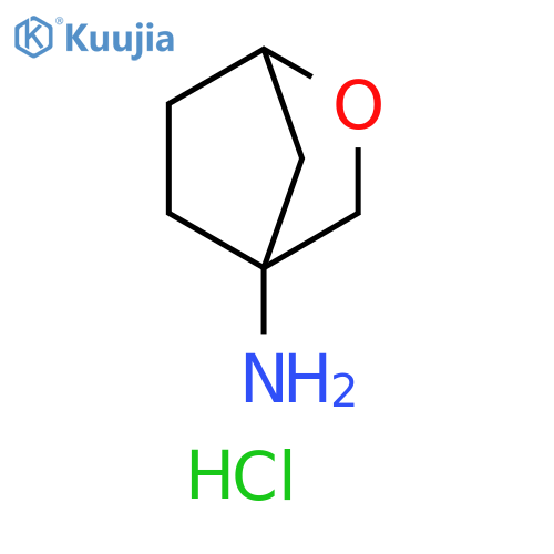 2-Oxabicyclo[2.2.1]heptan-4-amine, hydrochloride (1:1) structure
