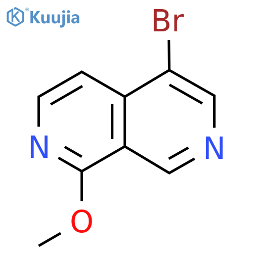 5-Bromo-1-methoxy-2,7-naphthyridine structure