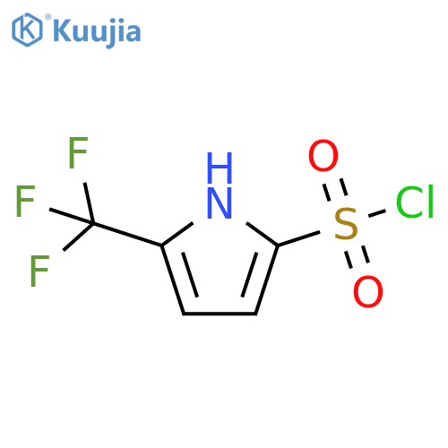 1H-Pyrrole-2-sulfonyl chloride, 5-(trifluoromethyl)- structure