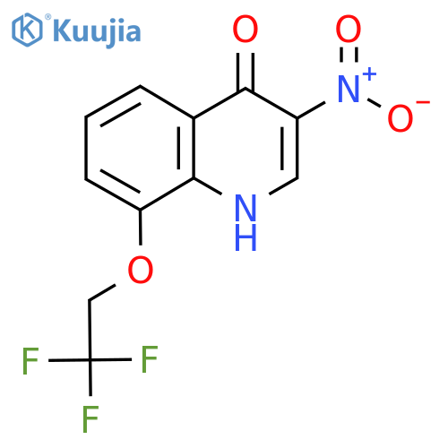 3-Nitro-8-(2,2,2-trifluoroethoxy)-1H-quinolin-4-one structure