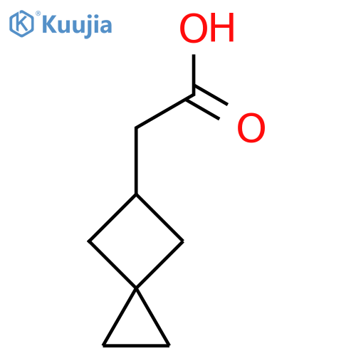 2-Spiro[2.3]hexan-5-ylacetic acid structure