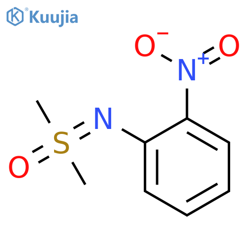 Benzenamine, N-(dimethyloxido-λ4-sulfanylidene)-2-nitro- structure