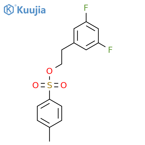 2-(3,5-Difluorophenyl)ethyl 4-methylbenzene-1-sulfonate structure