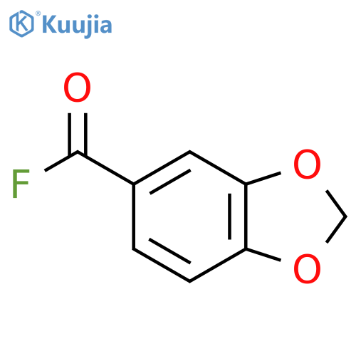 Benzo[d][1,3]dioxole-5-carbonyl fluoride structure