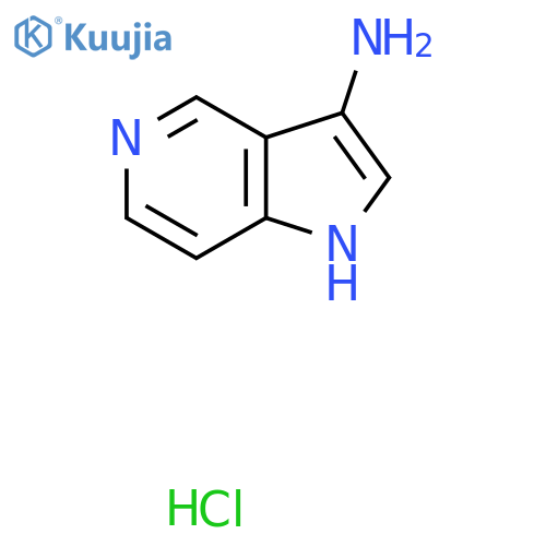 1H-Pyrrolo[3,2-c]pyridin-3-amine hydrochloride structure