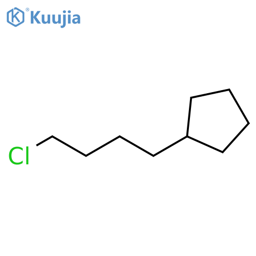 Cyclopentane, (4-chlorobutyl)- structure