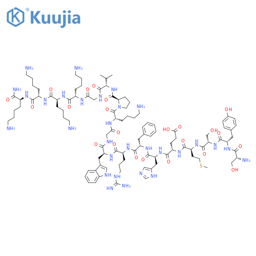 a1-18-Corticotropin,1-D-serine-17-L-lysine-18-L-lysinamide- (8CI,9CI) structure
