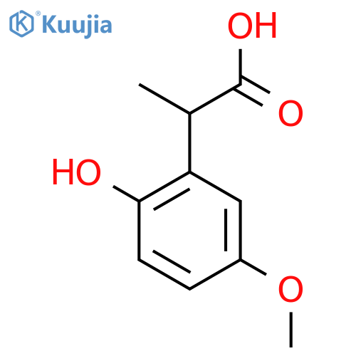 3-(2-hydroxy-5-methoxyphenyl)propanoic acid structure
