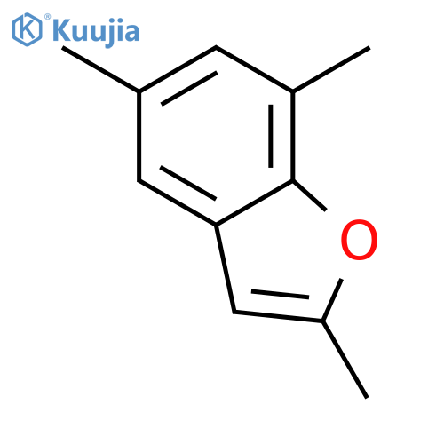 Benzofuran,2,5,7-trimethyl- structure